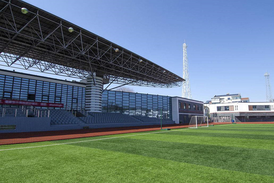 江都体育场看台网架工程