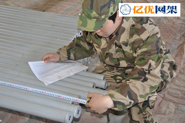 江都网架杆件复核